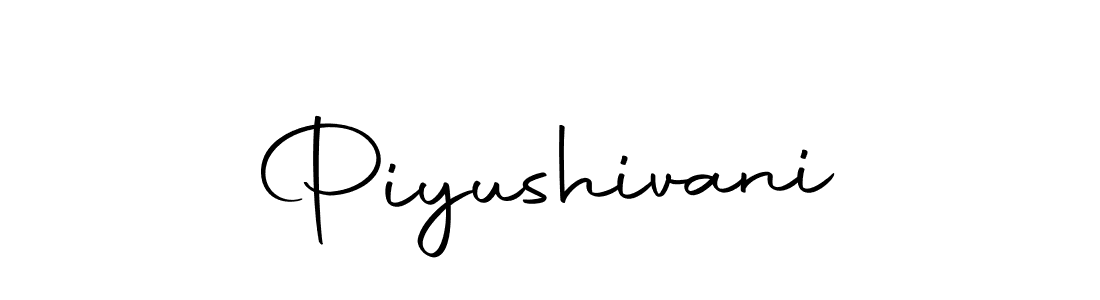 How to make Piyushivani name signature. Use Autography-DOLnW style for creating short signs online. This is the latest handwritten sign. Piyushivani signature style 10 images and pictures png