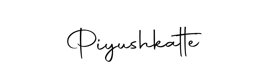 Design your own signature with our free online signature maker. With this signature software, you can create a handwritten (Autography-DOLnW) signature for name Piyushkatte. Piyushkatte signature style 10 images and pictures png