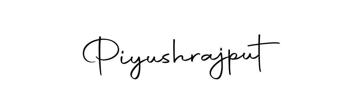 How to make Piyushrajput name signature. Use Autography-DOLnW style for creating short signs online. This is the latest handwritten sign. Piyushrajput signature style 10 images and pictures png