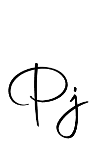 Create a beautiful signature design for name Pj. With this signature (Autography-DOLnW) fonts, you can make a handwritten signature for free. Pj signature style 10 images and pictures png