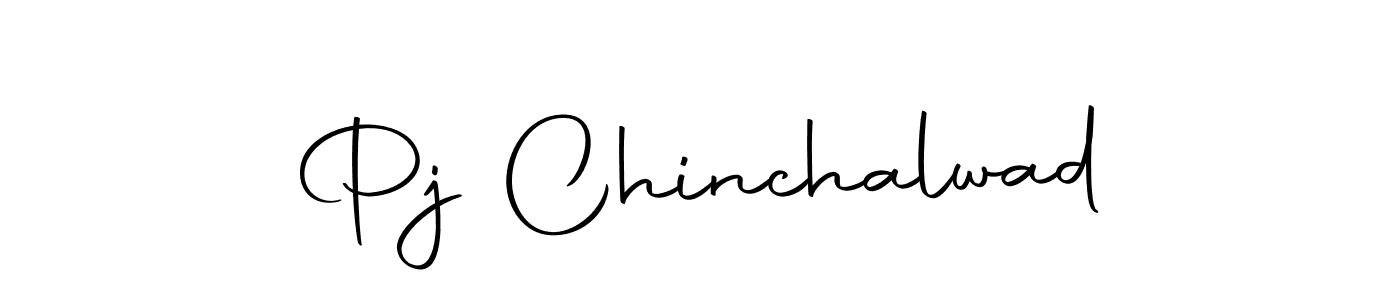 How to make Pj Chinchalwad name signature. Use Autography-DOLnW style for creating short signs online. This is the latest handwritten sign. Pj Chinchalwad signature style 10 images and pictures png