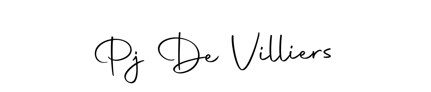 Also we have Pj De Villiers name is the best signature style. Create professional handwritten signature collection using Autography-DOLnW autograph style. Pj De Villiers signature style 10 images and pictures png