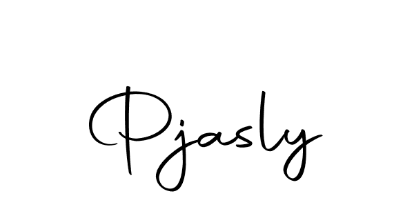 Make a beautiful signature design for name Pjasly. Use this online signature maker to create a handwritten signature for free. Pjasly signature style 10 images and pictures png