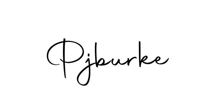 How to make Pjburke name signature. Use Autography-DOLnW style for creating short signs online. This is the latest handwritten sign. Pjburke signature style 10 images and pictures png