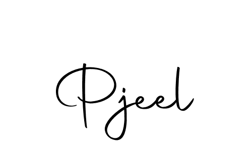 Make a beautiful signature design for name Pjeel. With this signature (Autography-DOLnW) style, you can create a handwritten signature for free. Pjeel signature style 10 images and pictures png