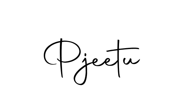 Design your own signature with our free online signature maker. With this signature software, you can create a handwritten (Autography-DOLnW) signature for name Pjeetu. Pjeetu signature style 10 images and pictures png