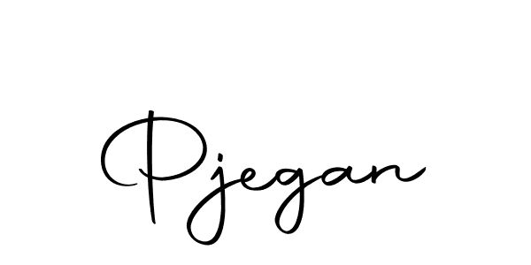 You should practise on your own different ways (Autography-DOLnW) to write your name (Pjegan) in signature. don't let someone else do it for you. Pjegan signature style 10 images and pictures png