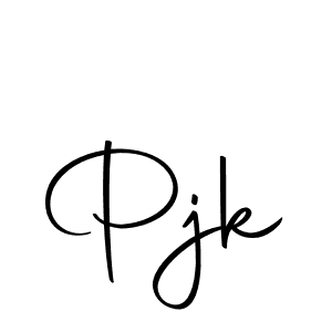 if you are searching for the best signature style for your name Pjk. so please give up your signature search. here we have designed multiple signature styles  using Autography-DOLnW. Pjk signature style 10 images and pictures png