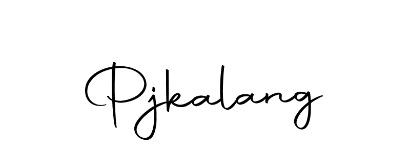 You should practise on your own different ways (Autography-DOLnW) to write your name (Pjkalang) in signature. don't let someone else do it for you. Pjkalang signature style 10 images and pictures png