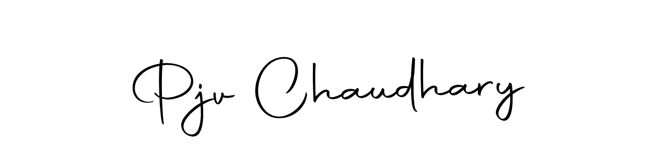 Make a beautiful signature design for name Pjv Chaudhary. Use this online signature maker to create a handwritten signature for free. Pjv Chaudhary signature style 10 images and pictures png