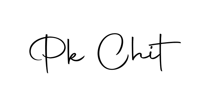 The best way (Autography-DOLnW) to make a short signature is to pick only two or three words in your name. The name Pk Chit include a total of six letters. For converting this name. Pk Chit signature style 10 images and pictures png