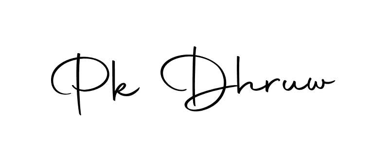 How to Draw Pk Dhruw signature style? Autography-DOLnW is a latest design signature styles for name Pk Dhruw. Pk Dhruw signature style 10 images and pictures png