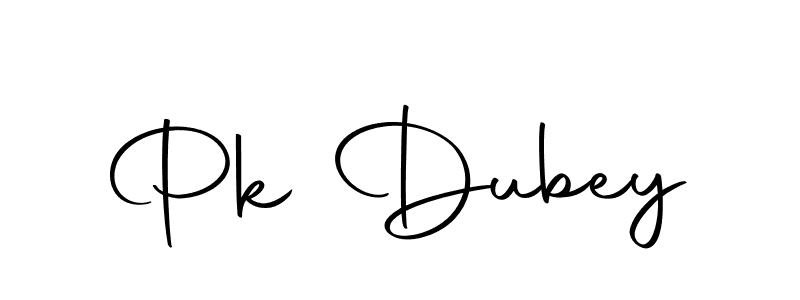 How to make Pk Dubey signature? Autography-DOLnW is a professional autograph style. Create handwritten signature for Pk Dubey name. Pk Dubey signature style 10 images and pictures png