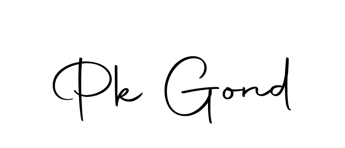 Pk Gond stylish signature style. Best Handwritten Sign (Autography-DOLnW) for my name. Handwritten Signature Collection Ideas for my name Pk Gond. Pk Gond signature style 10 images and pictures png