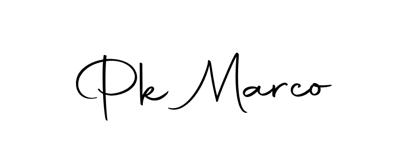 Use a signature maker to create a handwritten signature online. With this signature software, you can design (Autography-DOLnW) your own signature for name Pk Marco. Pk Marco signature style 10 images and pictures png