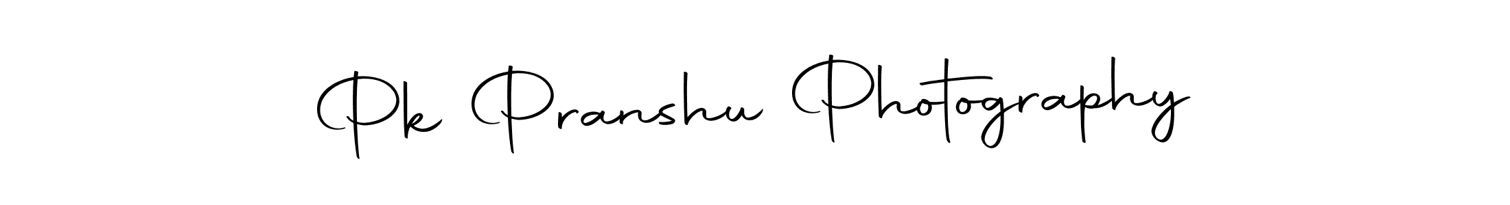 How to make Pk Pranshu Photography name signature. Use Autography-DOLnW style for creating short signs online. This is the latest handwritten sign. Pk Pranshu Photography signature style 10 images and pictures png