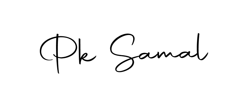 You should practise on your own different ways (Autography-DOLnW) to write your name (Pk Samal) in signature. don't let someone else do it for you. Pk Samal signature style 10 images and pictures png