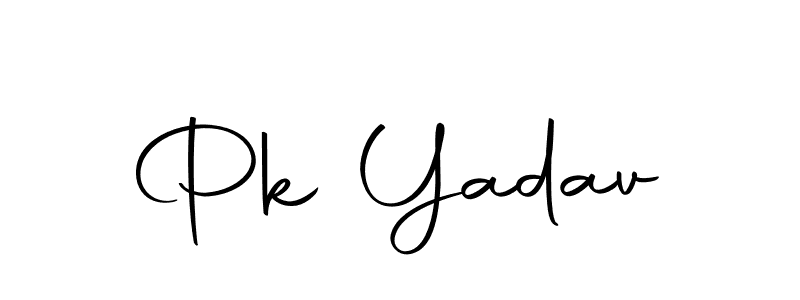 You should practise on your own different ways (Autography-DOLnW) to write your name (Pk Yadav) in signature. don't let someone else do it for you. Pk Yadav signature style 10 images and pictures png