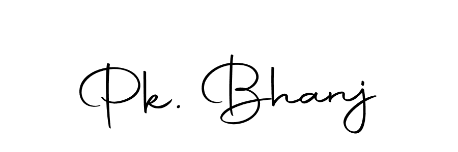 How to make Pk. Bhanj name signature. Use Autography-DOLnW style for creating short signs online. This is the latest handwritten sign. Pk. Bhanj signature style 10 images and pictures png
