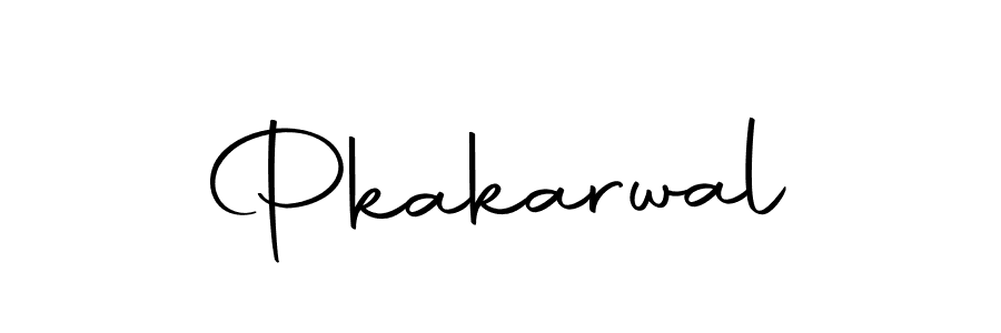 Design your own signature with our free online signature maker. With this signature software, you can create a handwritten (Autography-DOLnW) signature for name Pkakarwal. Pkakarwal signature style 10 images and pictures png