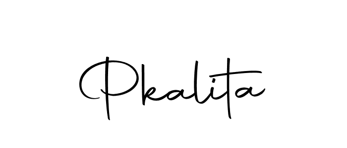 Create a beautiful signature design for name Pkalita. With this signature (Autography-DOLnW) fonts, you can make a handwritten signature for free. Pkalita signature style 10 images and pictures png
