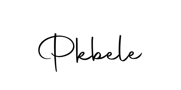 You should practise on your own different ways (Autography-DOLnW) to write your name (Pkbele) in signature. don't let someone else do it for you. Pkbele signature style 10 images and pictures png