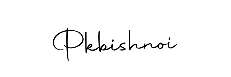 Use a signature maker to create a handwritten signature online. With this signature software, you can design (Autography-DOLnW) your own signature for name Pkbishnoi. Pkbishnoi signature style 10 images and pictures png