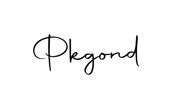 Make a beautiful signature design for name Pkgond. With this signature (Autography-DOLnW) style, you can create a handwritten signature for free. Pkgond signature style 10 images and pictures png