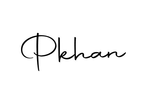 The best way (Autography-DOLnW) to make a short signature is to pick only two or three words in your name. The name Pkhan include a total of six letters. For converting this name. Pkhan signature style 10 images and pictures png