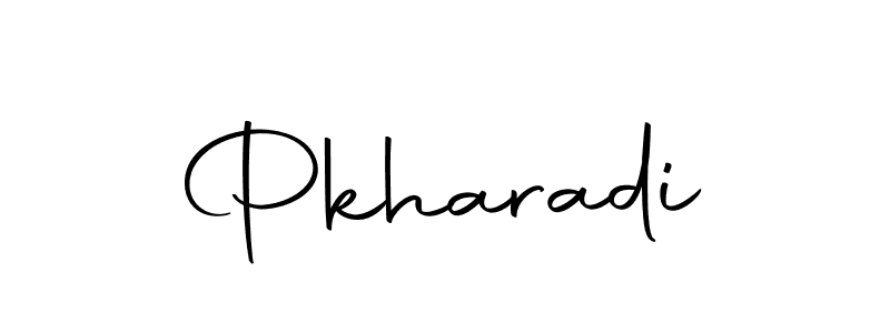 Pkharadi stylish signature style. Best Handwritten Sign (Autography-DOLnW) for my name. Handwritten Signature Collection Ideas for my name Pkharadi. Pkharadi signature style 10 images and pictures png