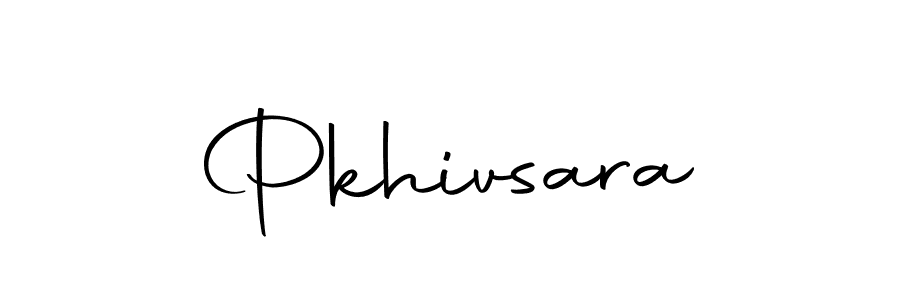 You should practise on your own different ways (Autography-DOLnW) to write your name (Pkhivsara) in signature. don't let someone else do it for you. Pkhivsara signature style 10 images and pictures png