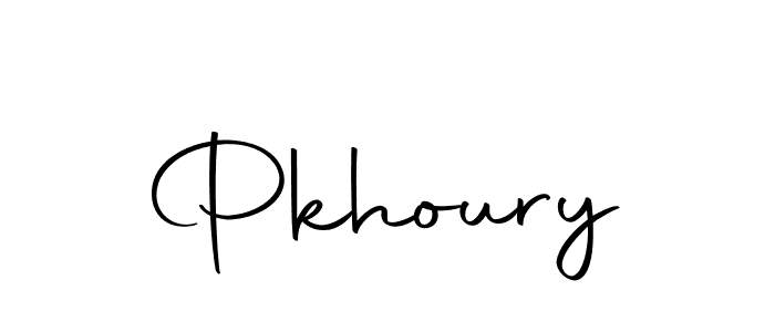 Use a signature maker to create a handwritten signature online. With this signature software, you can design (Autography-DOLnW) your own signature for name Pkhoury. Pkhoury signature style 10 images and pictures png