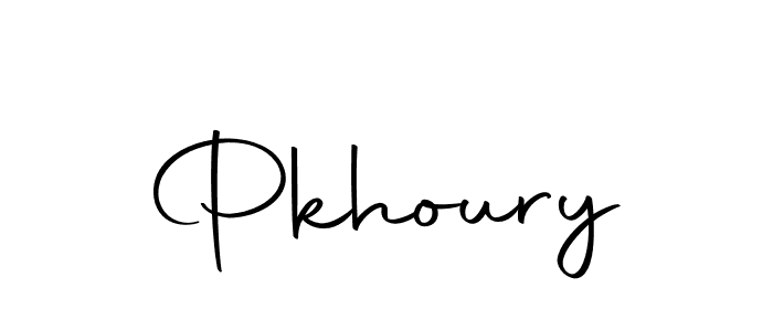 Use a signature maker to create a handwritten signature online. With this signature software, you can design (Autography-DOLnW) your own signature for name Pkhoury. Pkhoury signature style 10 images and pictures png