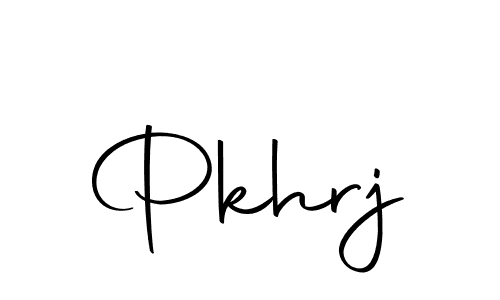 How to make Pkhrj name signature. Use Autography-DOLnW style for creating short signs online. This is the latest handwritten sign. Pkhrj signature style 10 images and pictures png