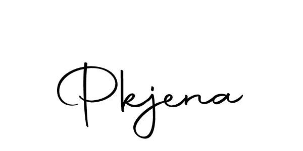 You should practise on your own different ways (Autography-DOLnW) to write your name (Pkjena) in signature. don't let someone else do it for you. Pkjena signature style 10 images and pictures png