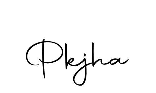 Make a beautiful signature design for name Pkjha. With this signature (Autography-DOLnW) style, you can create a handwritten signature for free. Pkjha signature style 10 images and pictures png