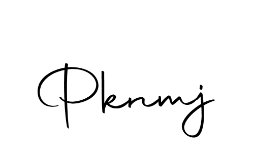 Create a beautiful signature design for name Pknmj. With this signature (Autography-DOLnW) fonts, you can make a handwritten signature for free. Pknmj signature style 10 images and pictures png
