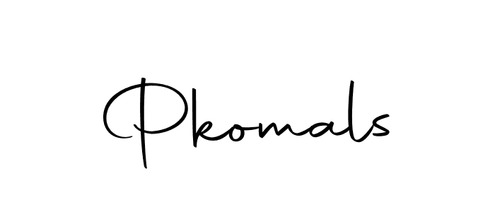 Use a signature maker to create a handwritten signature online. With this signature software, you can design (Autography-DOLnW) your own signature for name Pkomals. Pkomals signature style 10 images and pictures png