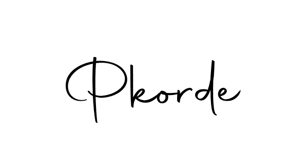 Pkorde stylish signature style. Best Handwritten Sign (Autography-DOLnW) for my name. Handwritten Signature Collection Ideas for my name Pkorde. Pkorde signature style 10 images and pictures png