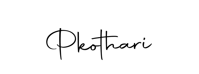 Use a signature maker to create a handwritten signature online. With this signature software, you can design (Autography-DOLnW) your own signature for name Pkothari. Pkothari signature style 10 images and pictures png