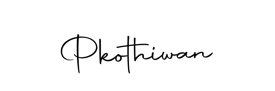 Create a beautiful signature design for name Pkothiwan. With this signature (Autography-DOLnW) fonts, you can make a handwritten signature for free. Pkothiwan signature style 10 images and pictures png