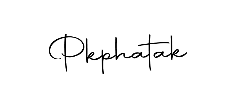 You should practise on your own different ways (Autography-DOLnW) to write your name (Pkphatak) in signature. don't let someone else do it for you. Pkphatak signature style 10 images and pictures png