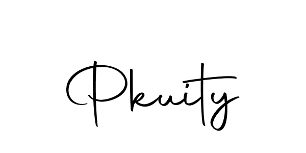 if you are searching for the best signature style for your name Pkuity. so please give up your signature search. here we have designed multiple signature styles  using Autography-DOLnW. Pkuity signature style 10 images and pictures png