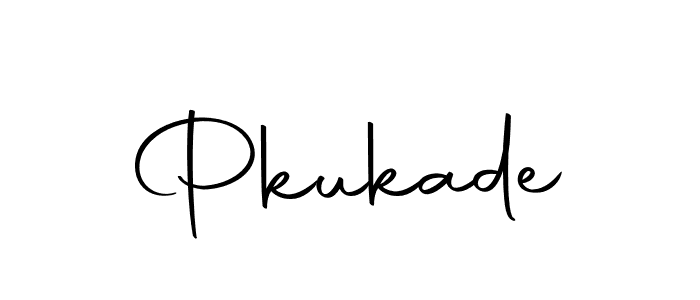 How to make Pkukade signature? Autography-DOLnW is a professional autograph style. Create handwritten signature for Pkukade name. Pkukade signature style 10 images and pictures png