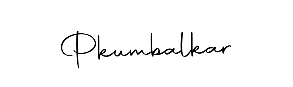 Use a signature maker to create a handwritten signature online. With this signature software, you can design (Autography-DOLnW) your own signature for name Pkumbalkar. Pkumbalkar signature style 10 images and pictures png