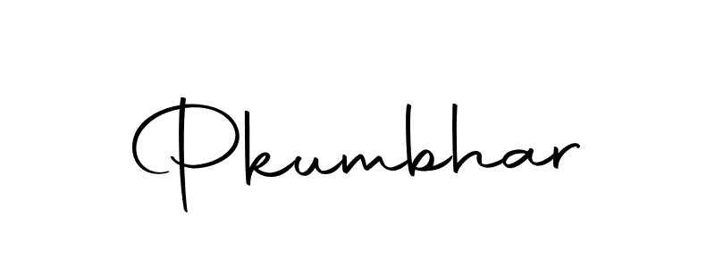 Make a beautiful signature design for name Pkumbhar. Use this online signature maker to create a handwritten signature for free. Pkumbhar signature style 10 images and pictures png