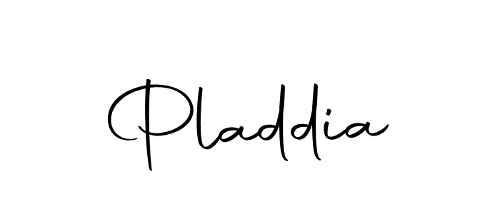 Design your own signature with our free online signature maker. With this signature software, you can create a handwritten (Autography-DOLnW) signature for name Pladdia. Pladdia signature style 10 images and pictures png