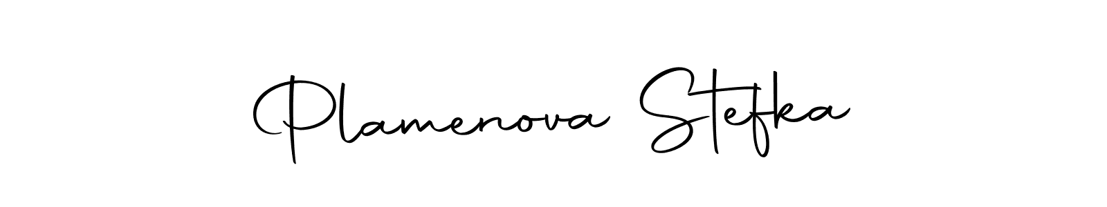 Make a beautiful signature design for name Plamenova Stefka. With this signature (Autography-DOLnW) style, you can create a handwritten signature for free. Plamenova Stefka signature style 10 images and pictures png