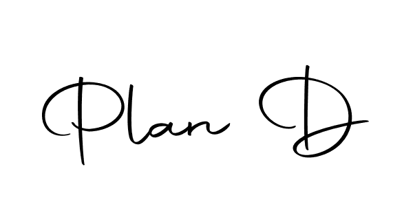 Design your own signature with our free online signature maker. With this signature software, you can create a handwritten (Autography-DOLnW) signature for name Plan D. Plan D signature style 10 images and pictures png