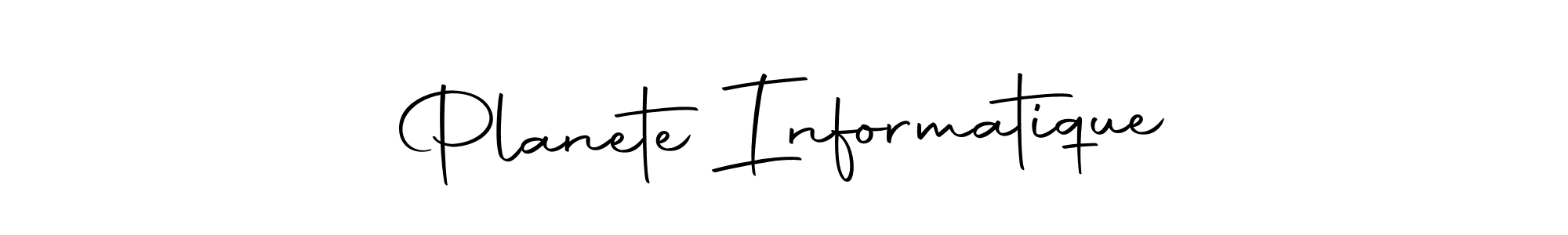 It looks lik you need a new signature style for name Planete Informatique. Design unique handwritten (Autography-DOLnW) signature with our free signature maker in just a few clicks. Planete Informatique signature style 10 images and pictures png